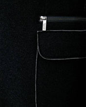 Load image into Gallery viewer, KARL LAGERFELD 502580 BLACK OVERCOAT