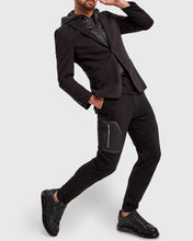 Load image into Gallery viewer, KARL LAGERFELD 155384 BLACK LOFT JACKET