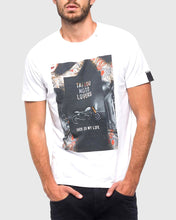 Load image into Gallery viewer, REPLAY M37312660 DIGITAL PRINT WHITE CREW T-SHIRT