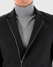 Load image into Gallery viewer, KARL LAGERFELD 155502 BLACK ZIP JACKET