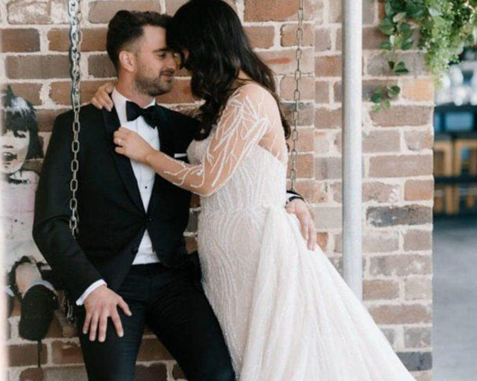 James & Alana on their big day.