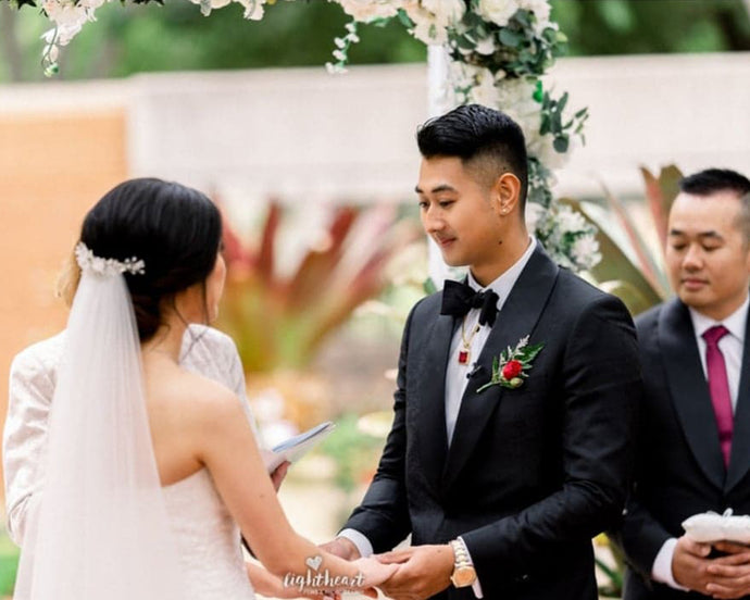 Phat on his wedding day.