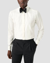 Load image into Gallery viewer, ETON 10001390002 OFF-WHITE BIB-FRONT LUREX SLIM FRENCH CUFF SHIRT
