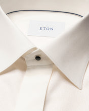 Load image into Gallery viewer, ETON 10001479802 OFF-WHITE BIB FRONT LUREX SLIM FRENCH CUFF SHIRT
