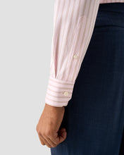 Load image into Gallery viewer, ETON 10001481152 WHITE COLLAR PINK STRIPE SIGNATURE TWILL SLIM SC SHIRT
