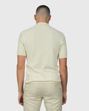 Load image into Gallery viewer, VINCENT &amp; FRANKS S24VF1-SC CRM ZIP SS KNITTED POLO
