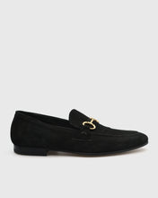 Load image into Gallery viewer, VINCENT &amp; FRANKS S23VF-G SU BLACK SUEDE LOAFER
