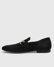 Load image into Gallery viewer, VINCENT &amp; FRANKS S23VF-G SU BLACK SUEDE LOAFER
