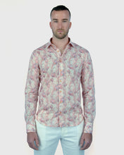 Load image into Gallery viewer, VINCENT &amp; FRANKS W2303632243B APRICOT LIBERTY PRINT SLIM SC SHIRT
