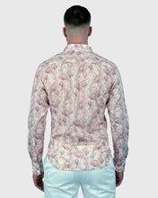 Load image into Gallery viewer, VINCENT &amp; FRANKS W2303632243B APRICOT LIBERTY PRINT SLIM SC SHIRT
