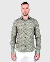 Load image into Gallery viewer, VINCENT &amp; FRANKS W2303632224C GREEN LIBERTY PRINT SLIM SC SHIRT
