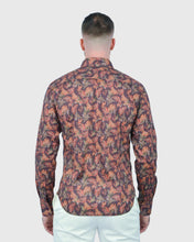 Load image into Gallery viewer, VINCENT &amp; FRANKS W2303632207C WINE LIBERTY PRINT SLIM SC SHIRT
