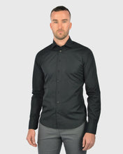 Load image into Gallery viewer, VINCENT &amp; FRANKS W237844B BLACK SLIM SC SHIRT
