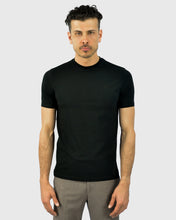 Load image into Gallery viewer, KARL LAGERFELD 755055 SS BLACK CREW T-SHIRT
