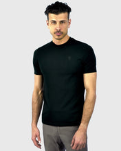 Load image into Gallery viewer, KARL LAGERFELD 755055 SS BLACK CREW T-SHIRT
