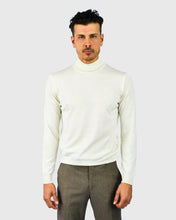 Load image into Gallery viewer, VISCONTI W23R IVORY WOOL ROLL NECK / POLO NECK
