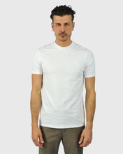 Load image into Gallery viewer, KARL LAGERFELD 755055 SS WHITE CREW T-SHIRT
