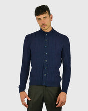 Load image into Gallery viewer, VINCENT &amp; FRANKS W22SLB NAVY CARDIGAN
