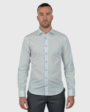 Load image into Gallery viewer, VINCENT &amp; FRANKS S21SSP19061 BLUE PRINT SLIM SC SHIRT
