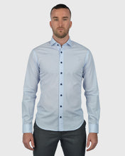 Load image into Gallery viewer, VINCENT &amp; FRANKS S21SSP19021 BLUE PRINT SLIM SC SHIRT
