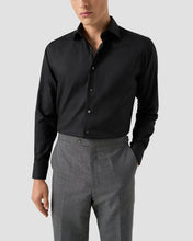 Load image into Gallery viewer, ETON 10001443018 SEMI-SOLID DOBBY BLACK SLIM SC SHIRT
