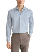 Load image into Gallery viewer, ETON BLUE STRIPE TWILL SLIM SC SHIRT 10001517361
