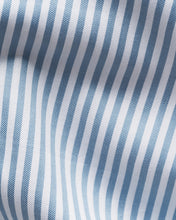 Load image into Gallery viewer, ETON BLUE STRIPE TWILL SLIM SC SHIRT 10001517361
