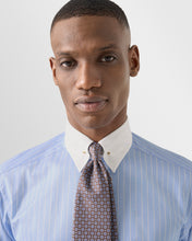 Load image into Gallery viewer, ETON WHITE PIN COLLAR BLUE STRIPE TWILL SLIM SC SHIRT 1000154122545
