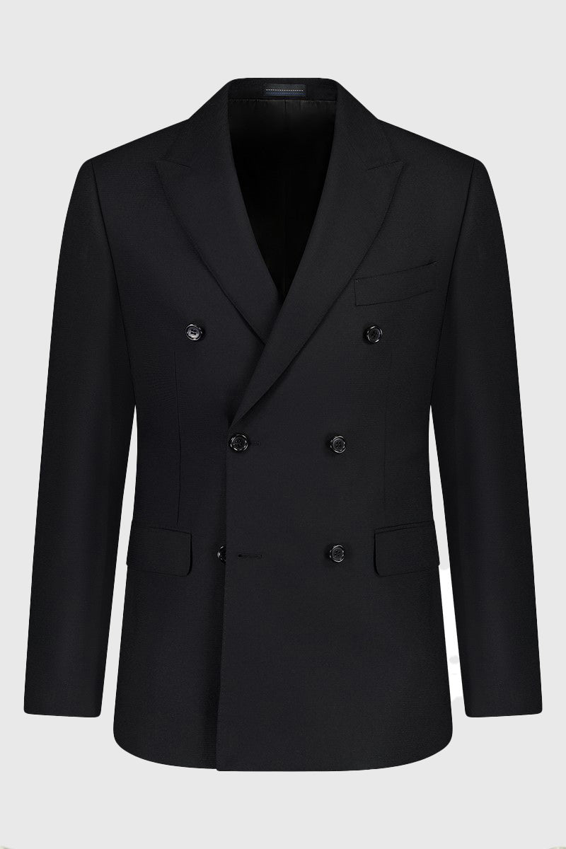 JOE BLACK FCK410 DOUBLE BREAST BRIGADIER SUIT JACKET