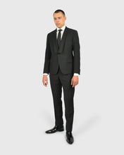 Load image into Gallery viewer, FRANCKINO SARTORIA FSS24 PL.1B 2PSU BLACK NEAPOLITAN TUXEDO
