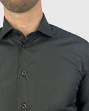 Load image into Gallery viewer, VINCENT &amp; FRANKS W237844B BLACK SLIM SC SHIRT
