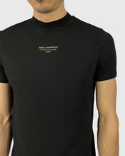 Load image into Gallery viewer, KARL LAGERFELD 755059 SS BLACK CREW T-SHIRT
