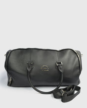 Load image into Gallery viewer, KARL LAGERFELD 8015930-990 BLACK CALF LEATHER TRAVEL BAG
