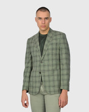 Load image into Gallery viewer, VINCENT &amp; FRANKS VFFJQ850GR OLIVE CHECK JACKET
