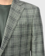 Load image into Gallery viewer, VINCENT &amp; FRANKS VFFJQ850GR OLIVE CHECK JACKET
