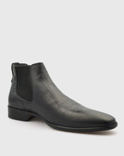 Load image into Gallery viewer, VINCENT &amp; FRANKS W24CROC BLACK CROCODILE CHELSEA BOOT
