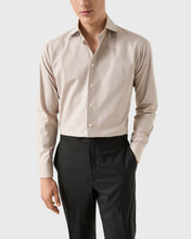 Load image into Gallery viewer, ETON 10001398033 SAND MICRO-CHECK TWILL SLIM SHIRT
