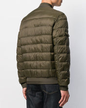 Load image into Gallery viewer, KARL LAGERFELD 505050 MILITARY-GREEN BOMBER JACKET
