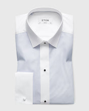 Load image into Gallery viewer, ETON 047588510 GREY-BLUE TUX SLIM FC SHIRT
