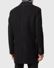 Load image into Gallery viewer, KARL LAGERFELD 502580 BLACK OVERCOAT

