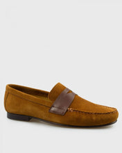 Load image into Gallery viewer, VINCENT &amp; FRANKS VF64_7 TOBACCO SUEDE LOAFER
