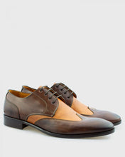 Load image into Gallery viewer, IMASCI 8450VIT BRANDY TWO TONE DERBY SHOE
