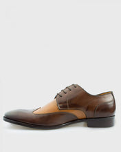 Load image into Gallery viewer, IMASCI 8450VIT BRANDY TWO TONE DERBY SHOE
