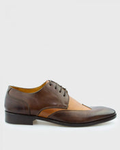 Load image into Gallery viewer, IMASCI 8450VIT BRANDY TWO TONE DERBY SHOE
