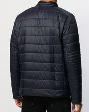 Load image into Gallery viewer, KARL LAGERFELD 505001592520 NAVY BOMBER JACKET
