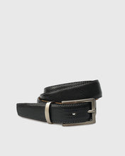 Load image into Gallery viewer, VINCENT&amp; FRANKS / ROUGE 609C ITA GREY LIZARD LEATHER BELT
