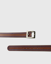 Load image into Gallery viewer, VINCENT&amp; FRANKS / ROUGE 693 ITA ST TAN LEATHER BELT
