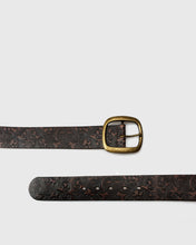 Load image into Gallery viewer, VINCENT&amp; FRANKS / ROUGE 651E EMBOSSED BROWN LEATHER BELT
