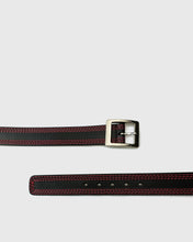 Load image into Gallery viewer, VINCENT&amp; FRANKS / ROUGE 693 ITA ST BLACK LEATHER BELT
