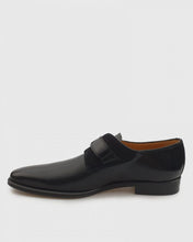 Load image into Gallery viewer, L&#39;STONY 85553MS PERFORATED SEMI PATENT BLACK MONK STRAP
